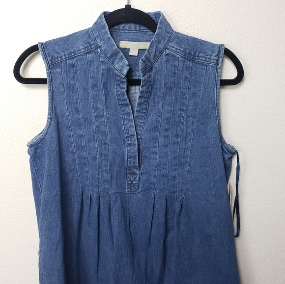 HOPE & HARLOW INDIGO DENIM DRESS ⭐ - Picture 3 of 10